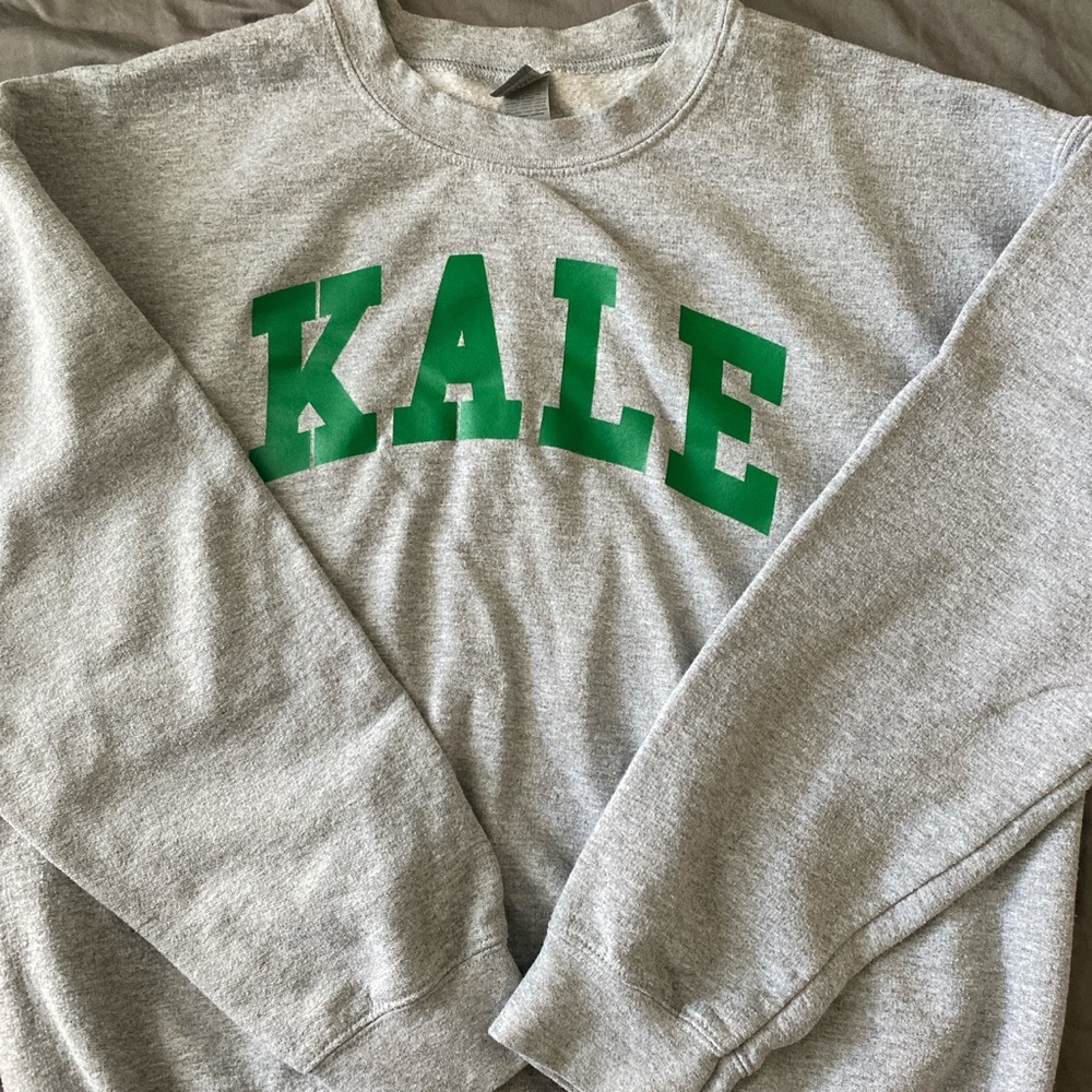 kale oversized crewneck